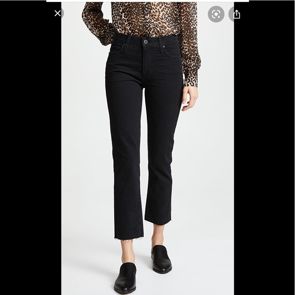 Paige Hoxton Straight Ankle Raw Hem